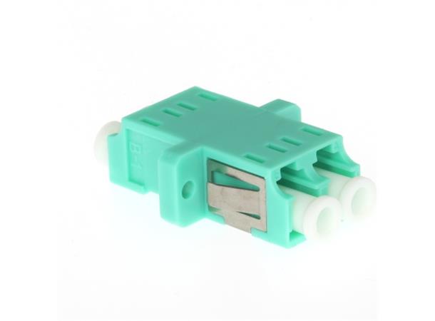 ECS skarvstycke LC duplex OM3/OM4 aqua MM 
